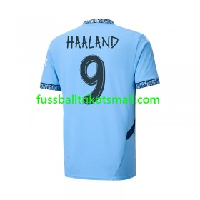 Fußballtrikots Manchester City UCL Font Haaland 9 2024-2025 Kurzarm Heimtrikotsatz kaufen
